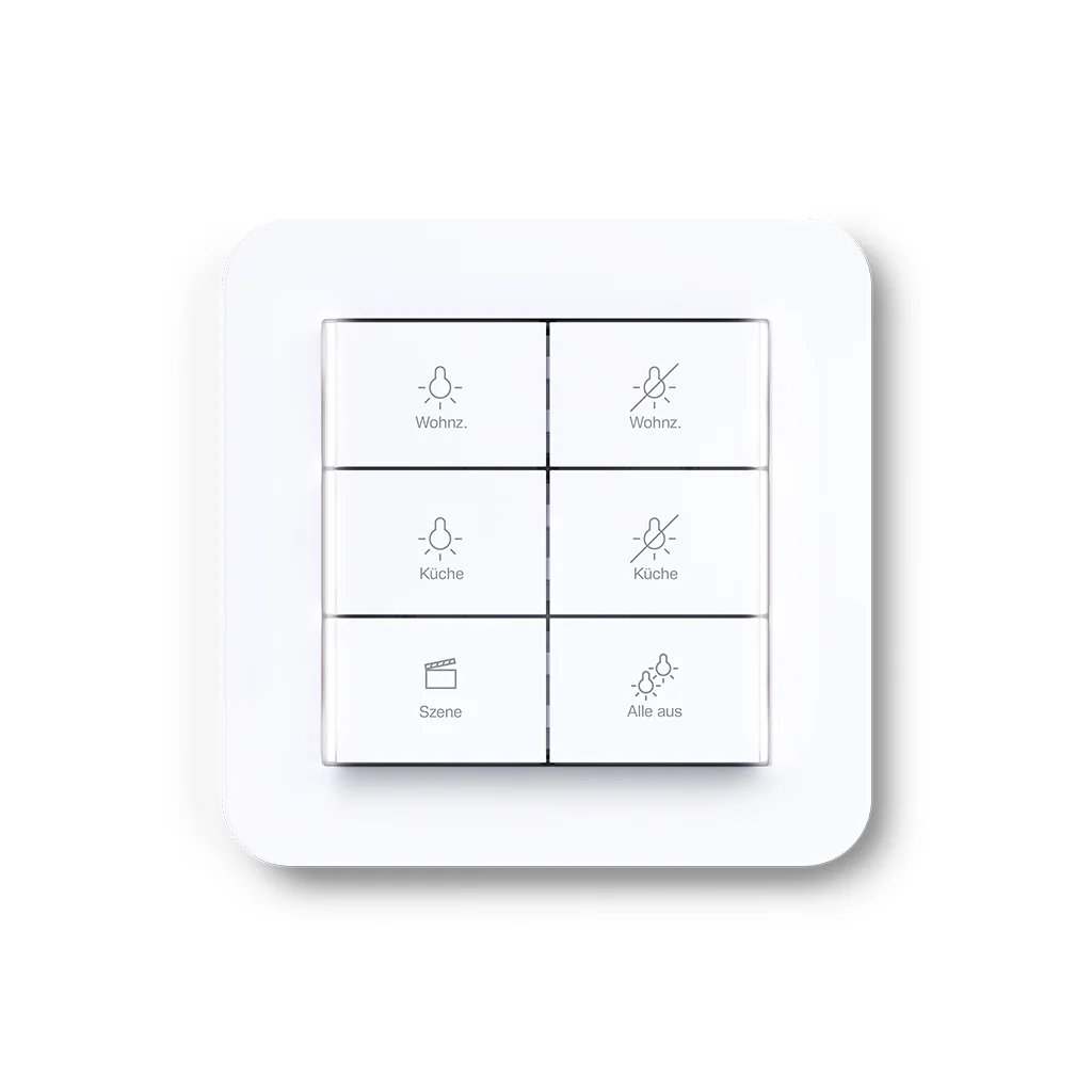 Hager-KNX-Tastsensor in Weiß